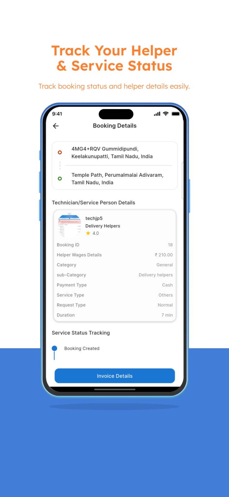 iOS User App Screen 5